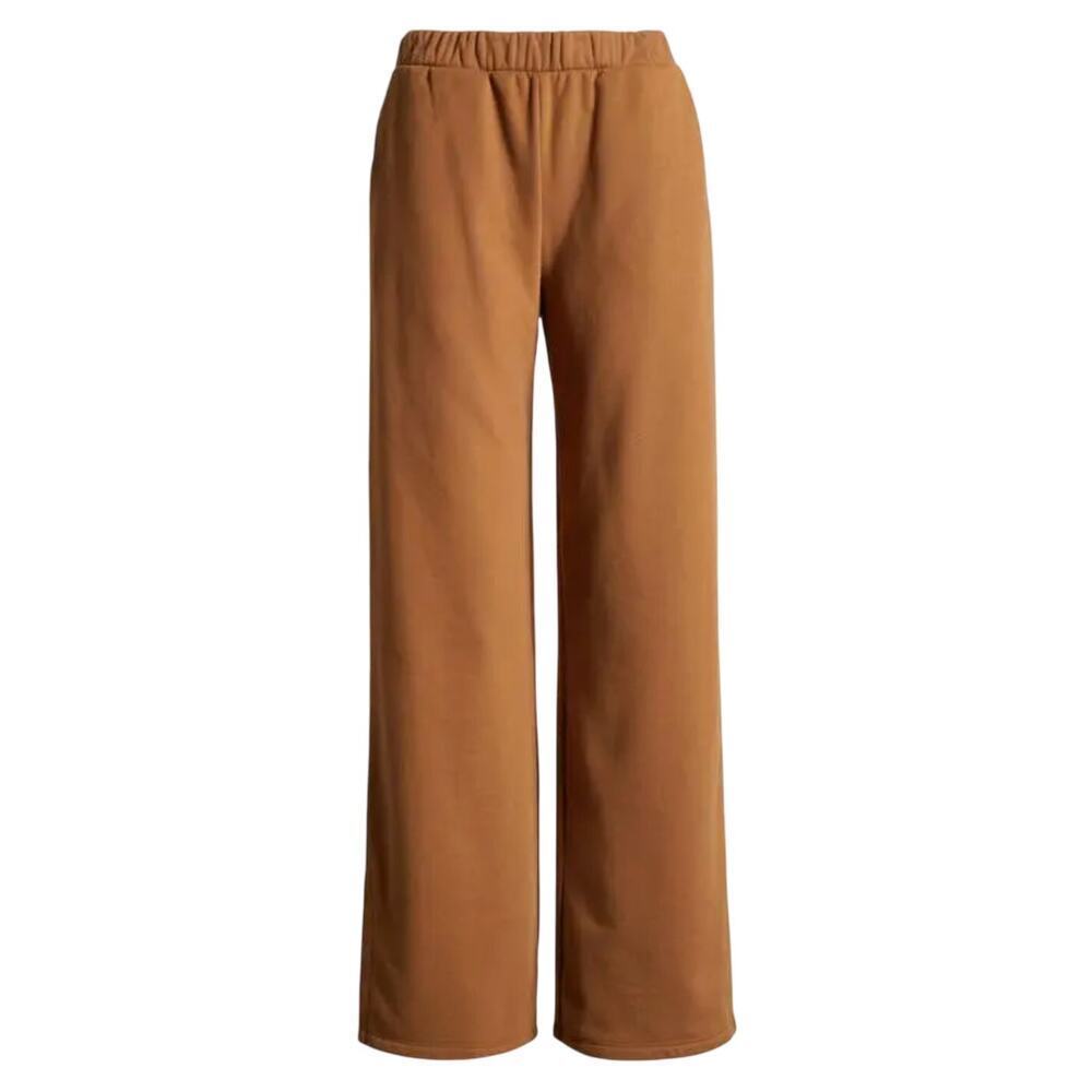 Beyond Yoga Wide Leg Flare Sweatpants Toffee Tan sz XS Loungewear Activewear